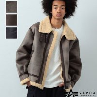 알파인더스트리 무스탕 B-3 무톤 자켓 TA1548 FAKE MOUTON JACKET