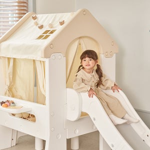 야야 멀티플 하우스 유아 아기 미끄럼틀