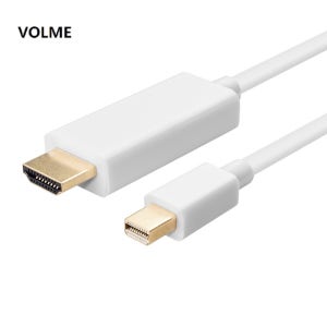 VOLME 미니디스플레이포트 MINI DP to HDMI 3.0M케이블 맥북젠더썬더볼트2