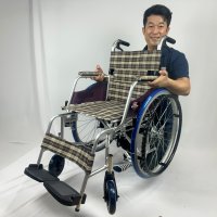 경량 수동 휠체어 대여 서비스 렌탈 임대 미키 코리아 접이식 노인 휴대용 복지용구 1개월