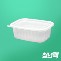 FP 사각죽용기 대 500세트 PP 포장 반찬 소분 밀폐