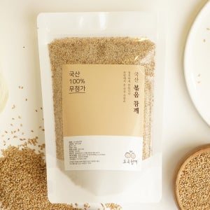 국산 햇 볶음참깨 100g 저온로스팅으로 볶은참깨 통참깨