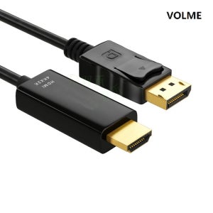 VOLME 디스플레이포트 DP케이블 DP to HDMI4K 1.8M 케이블