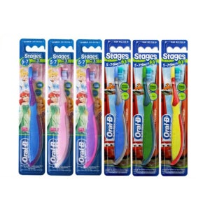 오랄비 스테이지스 어린이칫솔 3단계 어벤져스 엘사