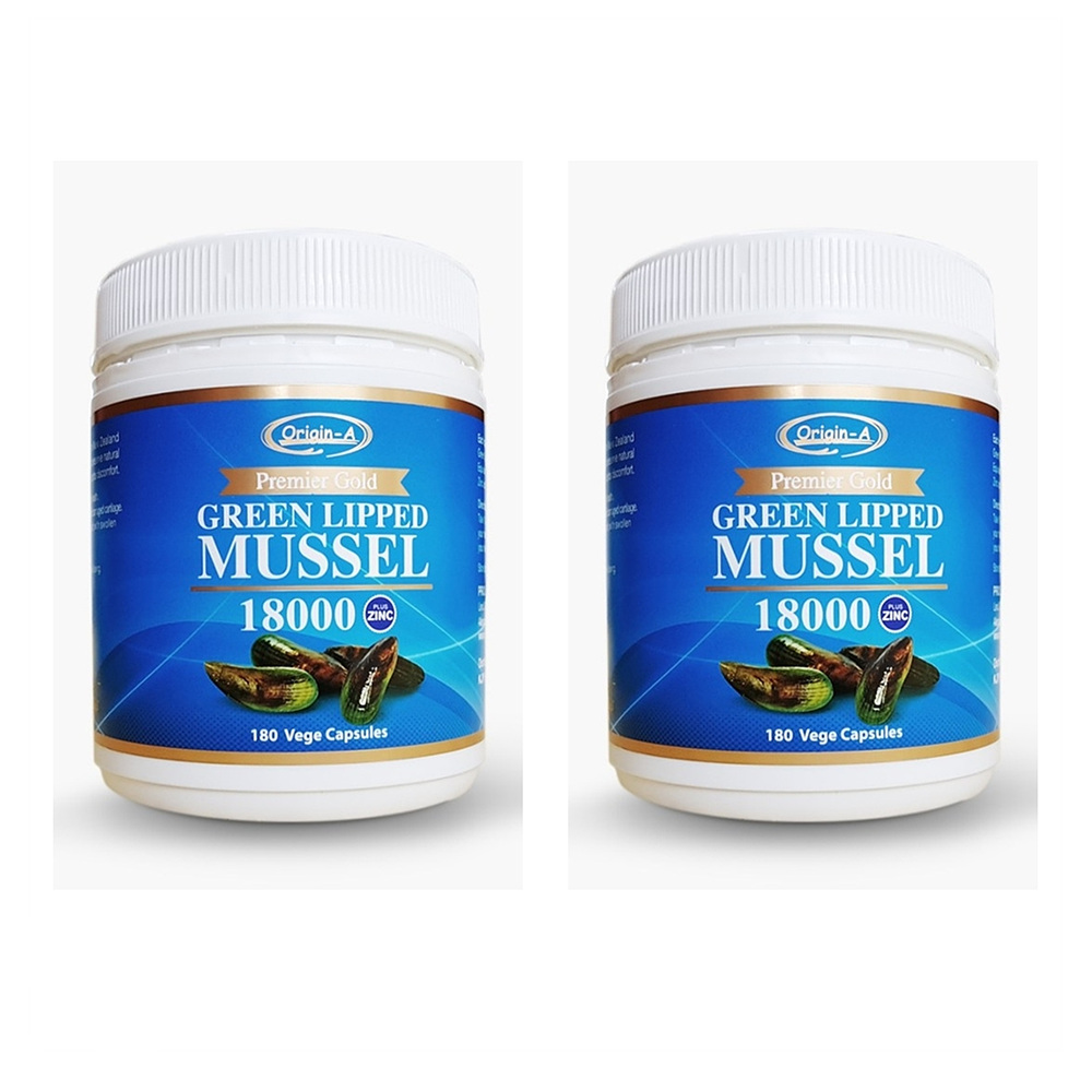 오리진 에이 <b>프리미엄</b> 골드 초록입홍합 18000+ 180정 2팩 ORIGIN-A PREMIER GOLD GREEN LIPPED MUSSEL 1800