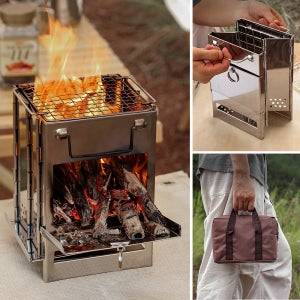 빼다 감성 캠핑 불멍 휴대용 접이식 소형 미니 화로대