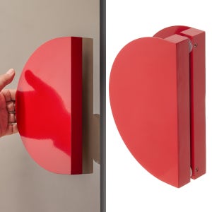 강화도어손잡이 8300반달 빨강 센터200x230x폭140mm