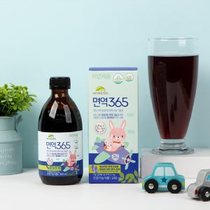 [유통기한임박]어린이아연 키즈아연 엘더베리시럽 온가족 면역365 280mL