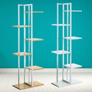 누볼라 북타워 북선반 5단 미니선반 책 피규어 조립식 DIY 지그재그