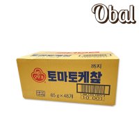 [벌크] 오뚜기 진한 토마토케챂 65g x48봉 1BOX 미니케첩