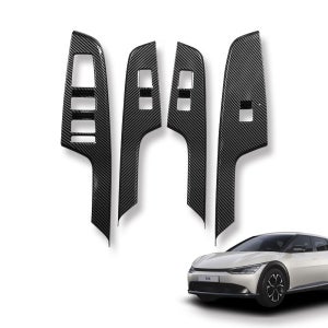 EV6 튜닝 차량 용품 악세서리 윈도우스위치 카본