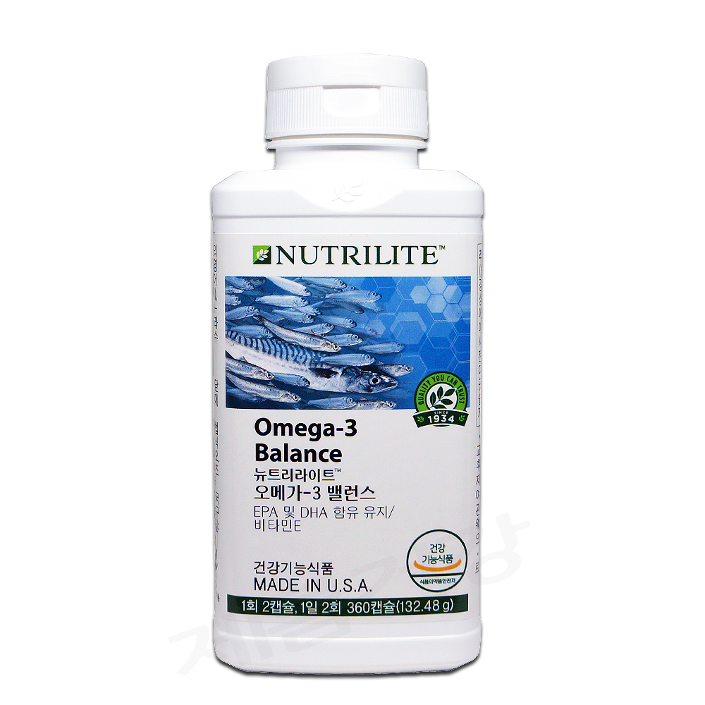 암웨이 <b>오메가</b>3 <b>밸런스</b> (360캡슐)