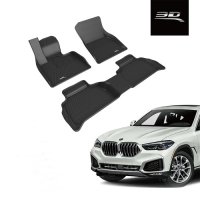 3D 카구 BMW G06 매트 자동차 바닥 고무 방수 차량용 카매트 실내1+2열