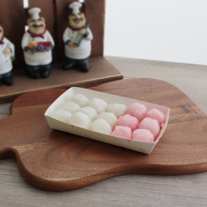 미소1호 종이트레이 일회용 반찬 김밥 떡 포장용기 종이접시 2000개