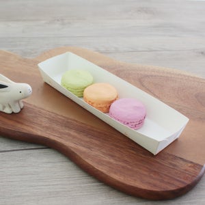 미소-한줄트레이 종이트레이 반찬 김밥 디저트 종이접시 떡 포장용기 1800개