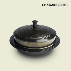 차밍셰프 황금 가마솥 24cm 가정용 미니 가마솥/세라믹코팅/가마솥밥