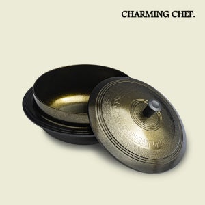 차밍셰프 황금 가마솥 20cm 가정용 미니 가마솥/세라믹코팅/가마솥밥