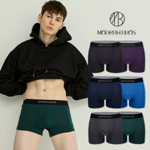 모던브로스 남자팬티 남성 드로즈 속옷 언더웨어 6매 세트