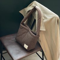 예약배송/ NEW 22 Pound padding mini bag 파운드 미니패딩백 Cocoa