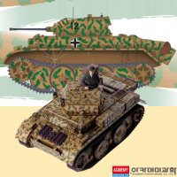 아카데미과학 독일 2호 전차 룩스L형 전차 1/35 밀리터리 탱크 프라모델