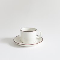 [vintage] 미드윈터 스톤헨지 찻잔세트 브라운 (midwinter stonehenge brown cup and saucer)