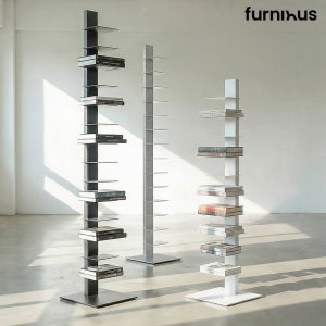 퍼니인어스 BBB이탈리아 사피엔스 책장 화이트 이태리 책꽂이 오픈형 북케이스