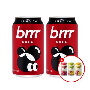 (팅글샘플팩증정) 부르르 제로콜라 오리지널, 350ml, 24개