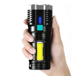 고휘도손전등 LED 후레쉬 자전거 라이트 휴대용 손전등 캠핑 랜턴