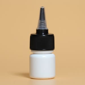 (박스 1500개) E15 백색 페트병 뾰족캡 15ml HDPE 플라스틱 보틀 소분통