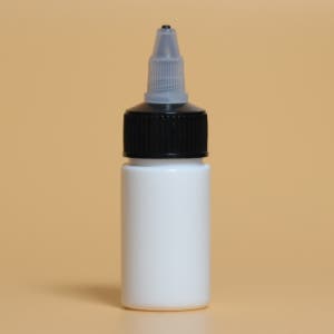 (박스 1235개) E20 백색 페트병 뾰족캡 20ml PE 플라스틱 보틀 소분통