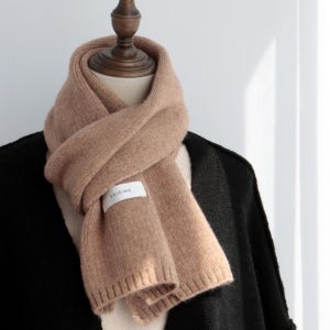 여성 겨울 니트 울 양모 부드러운 따뜻한 목도리 커플 남녀 머플러 크리스마스선물