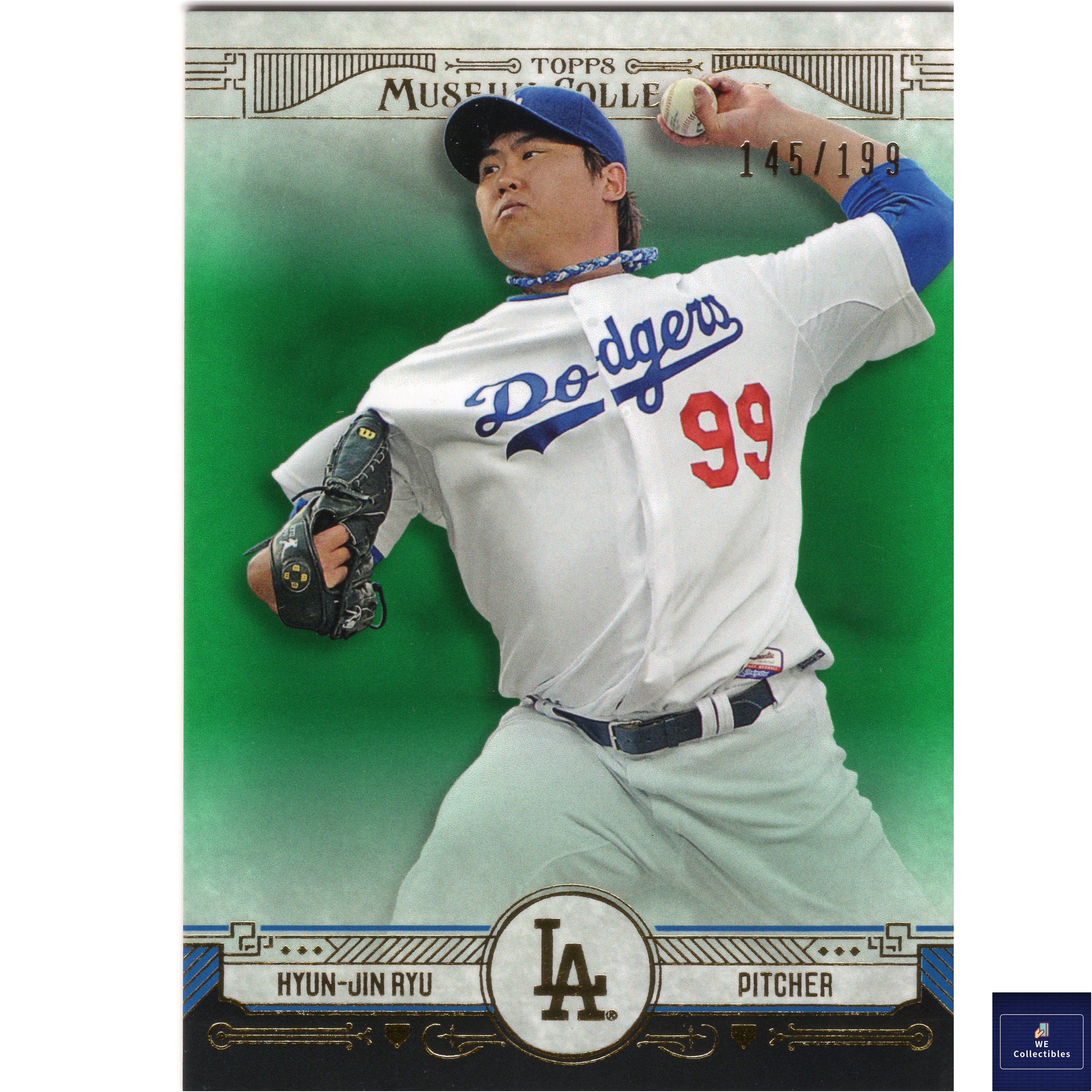 류현진 탑스 199장 한정 2015 Topps Museum MLB 야구카드 618