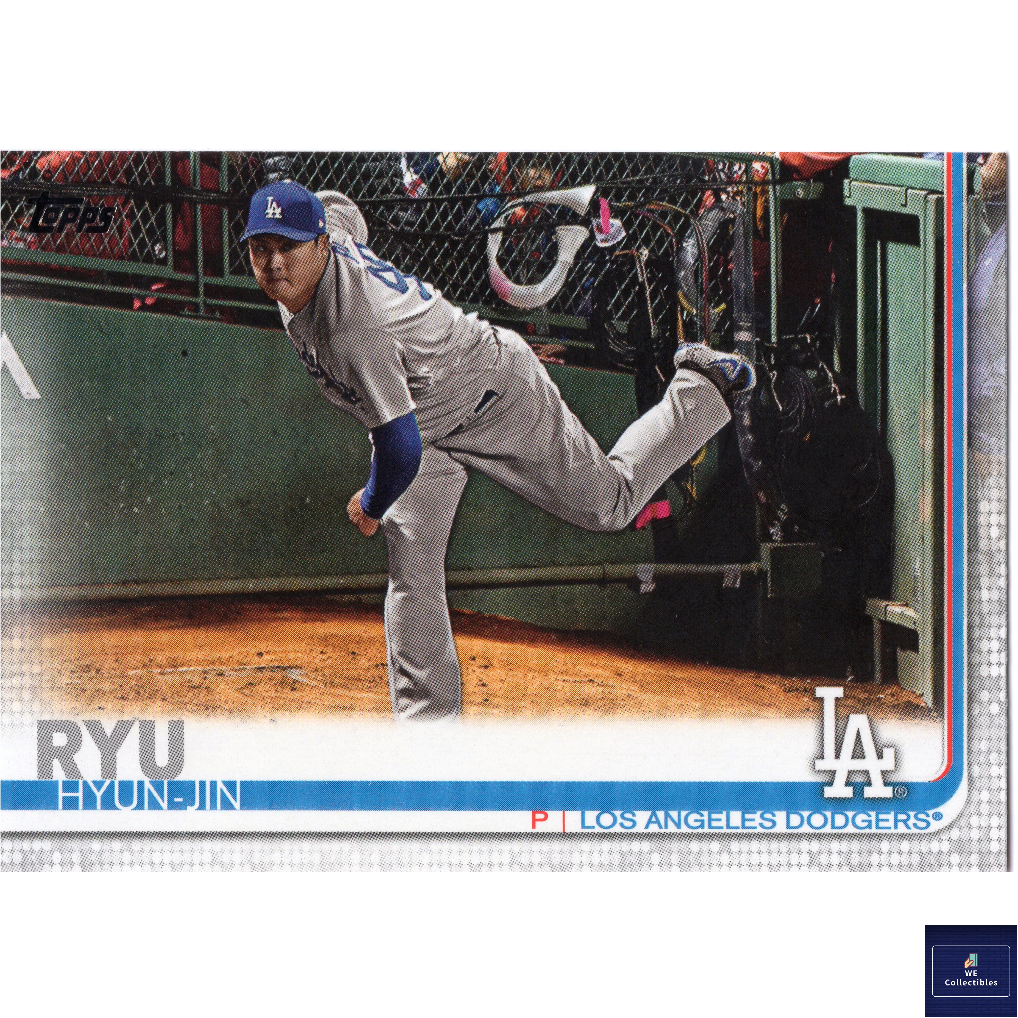 류현진 탑스 베리에이션 버젼 2019 MLB카드 다저스 한화 620