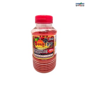 청우 더진한 캡사이신 분말 업소용 식당 대용량 매운소스 400g, 1개