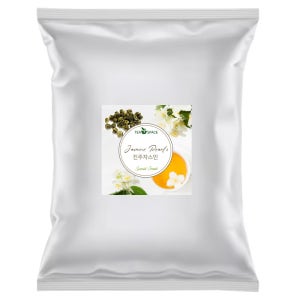 [티스페이스] 진하고 부드러운 자스민향기 프리미엄 진주자스민차 대용량 1kg 업소용