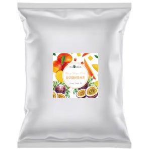 [티스페이스] 프리미엄 과일차 대용량 1kg 망고패션후르츠 카페용 업소용