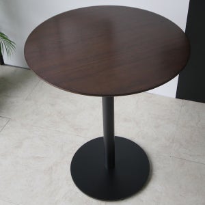 원형테이블 2인 골프연습 식탁 둥근테이블 베이커리 빵카페 티테이블 월넛600