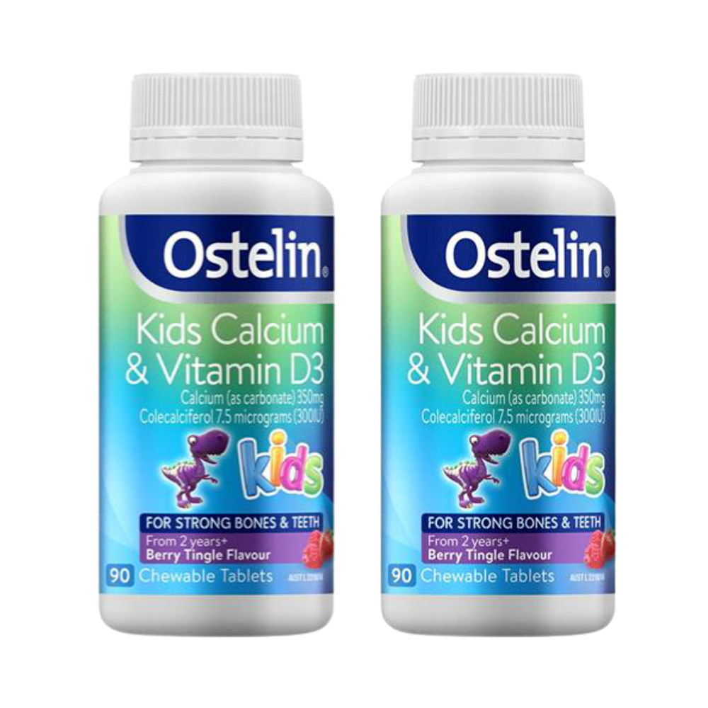Ostelin Calcium <b>오스텔린</b> 칼슘 영양제 90정 2팩