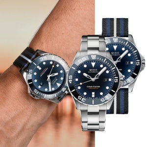 (7종 선물) 미도 다이버 오션스타 600 M026.608.11.041.02 남자메탈시계 백화점AS