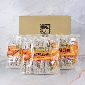 신효 귤향과즐 10개입 3봉 제주여행선물 기념품 한과 세트