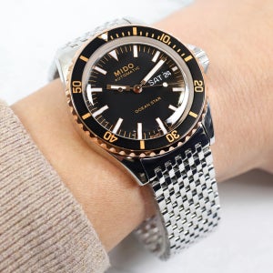 (정품밴드 증정) 미도 오션스타 트리뷰트 블랙 M026.830.21.051.00 남자메탈시계 백화점AS