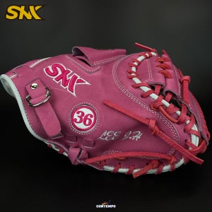 SNK 스니키 야구 개인오더 글러브 포수미트글러브 우투 SC-201 (핑크)
