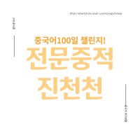 [중국어 스터디]전문중적진천천 챌린지 100 (중국드라마 대본 온라인 학습지) 3개월 전과정