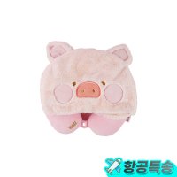 루루 돼지 목 베개 쿠션 배개 LULU the piggy 핑크 아기돼지 여행용