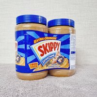 SKIPPY 스키피 크런치 땅콩버터 1.36kg x 2입 땅콩잼 피넛버터 대용량