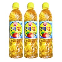 오뚜기 3배 사과식초 900ml 3개 식초