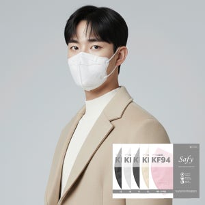 세이피 데일리핏 새부리형 KF94 대형 화이트 100매 컬러 황사 마스크