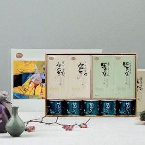 [바다소리] 곱창돌김 캔김 구이돌김 종합 1호 선물세트