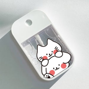 휴대용 미니 45ml 디자인 손소독제 댕냥이 데일리 핸드 세니타이저 에탄올 항균