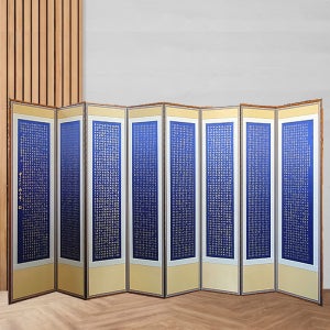 8폭 병풍 금장 금강경병풍 화랑표구사